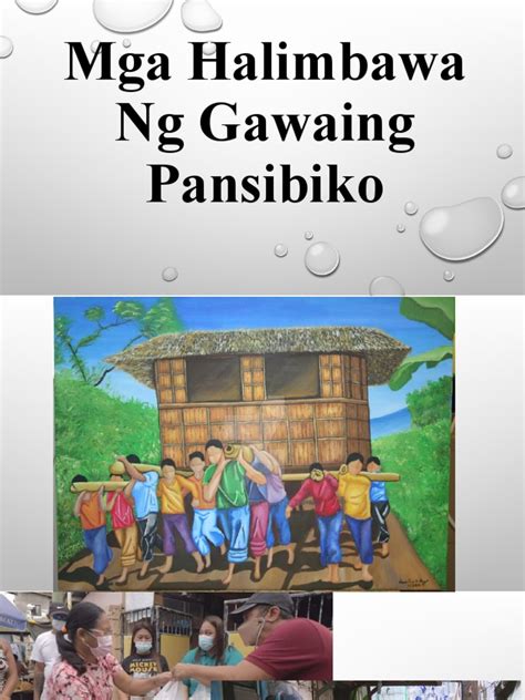 Halimbawa Ng Gawaing Pansibiko .